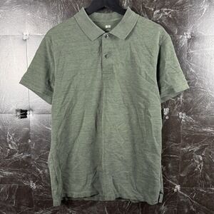 Uniqlo Men's Green Polo Shirt XL